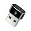 Baseus USB-A to USB-C Adapter CAAOTG-01 1 Baseus Μετατροπέας USB-C female σε USB-A male 1τμχ (CAAOTG-01)