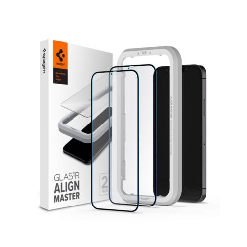 Spigen Tempered Glass ALM FC 2-Pack iPhone 12/12 Pro