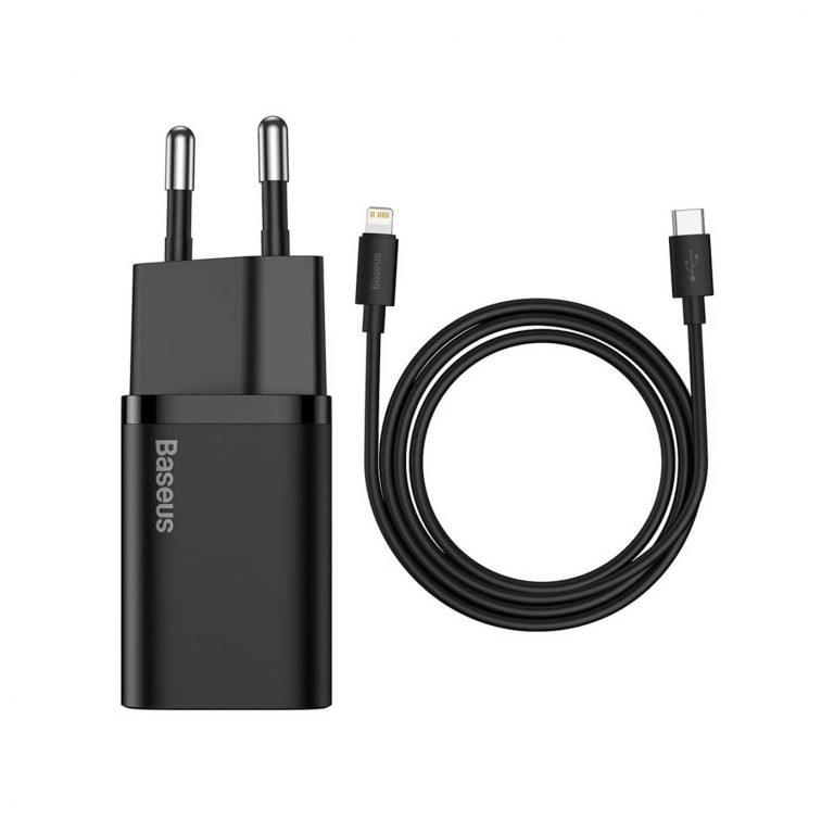 Baseus Super Si 1C Charger Type-C & Lightning Cable 1m