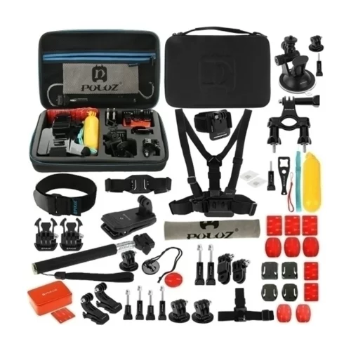 Puluz Action Camera Accessories Combo 53in1 with Case PKT09