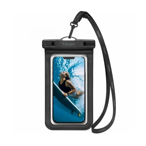 Spigen Waterproof Mobile Case A601 Black up to 6.9"