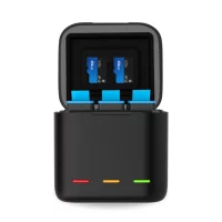 Telesin 3-Slot Charger Box + 3 Batteries (GoPro Hero 9/10)