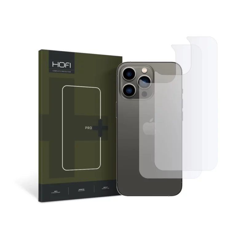 Hofi Hydroflex Pro+ Back Protector iPhone 14 Pro Clear 2pcs