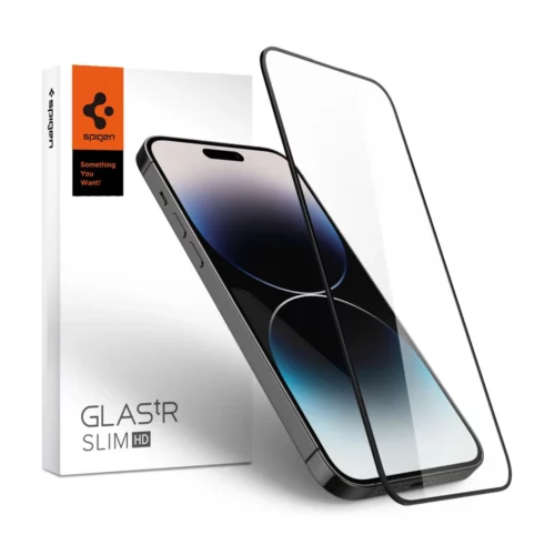 Spigen GLAS.tR Slim 2.5D Full Face Black iPhone 14 Pro