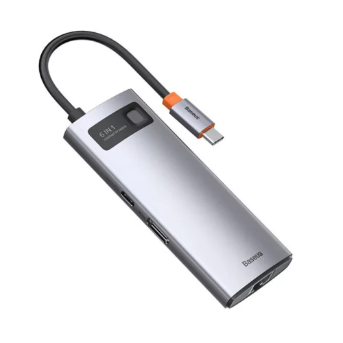 Baseus Metal Gleam Series 6in1 USB-C Docking Station