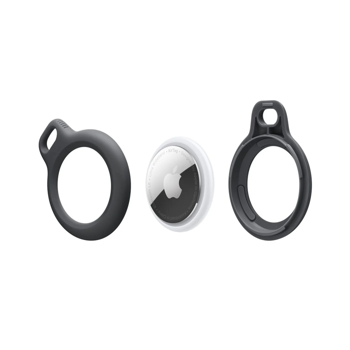 Tech-Protect Rough Apple Airtag Black 2 Tech-Protect Rough Apple Airtag