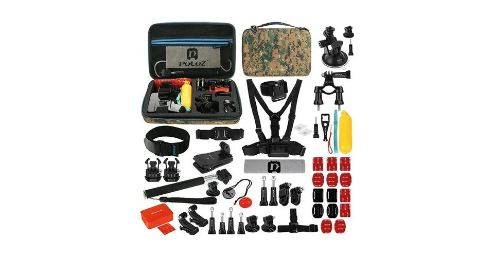 Puluz 53 in 1 Ultimate Combo Kit for Action Camera PKT27
