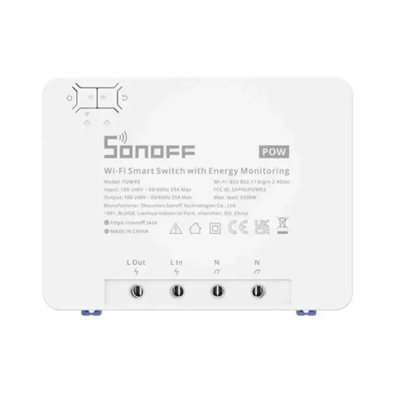 Sonoff Powr3 Smart Switch Energy Monitoring