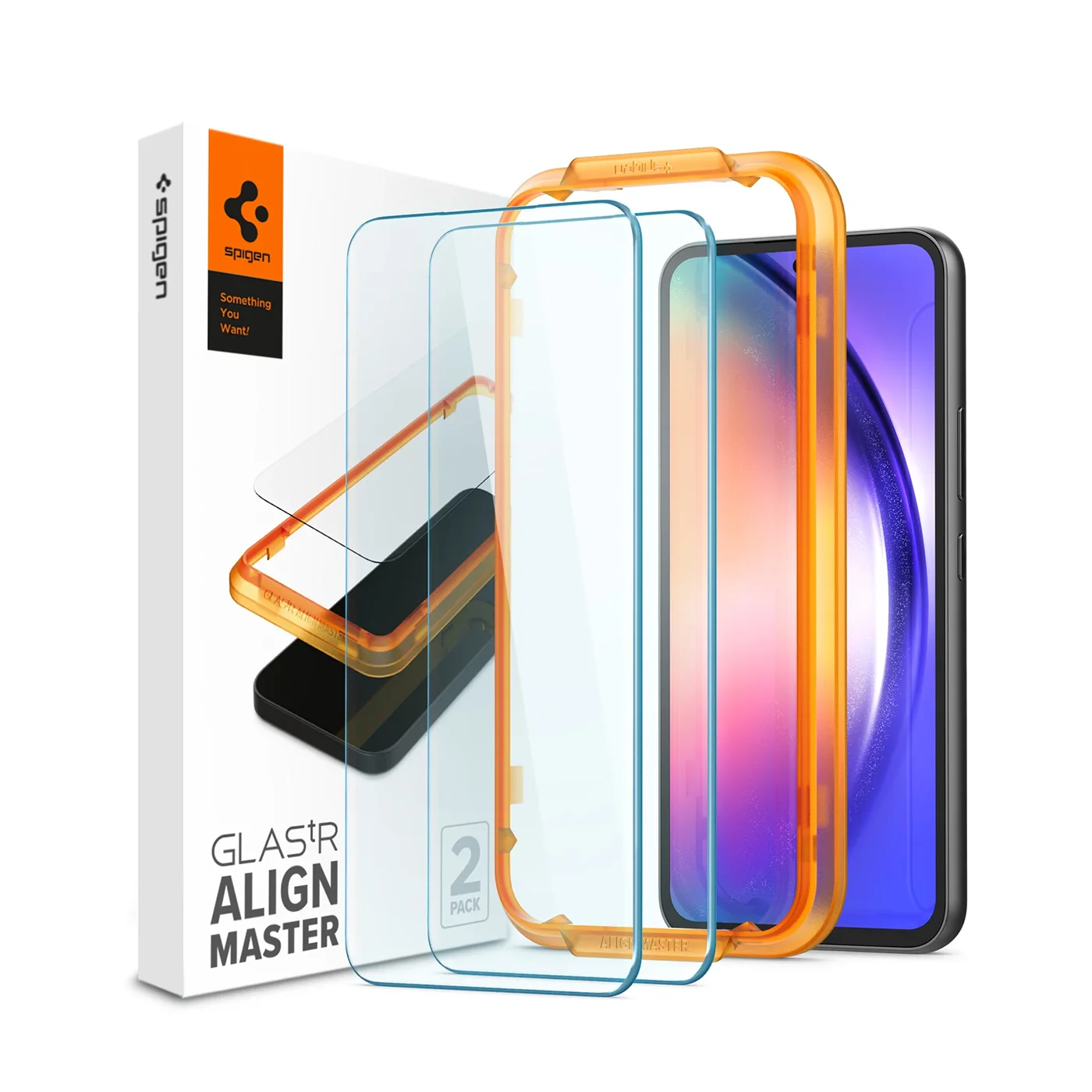 Spigen Alline Master GLAS.tR Galaxy A54 2pcs 1 Spigen Alline Master GLAS.tR Galaxy A54 2pcs