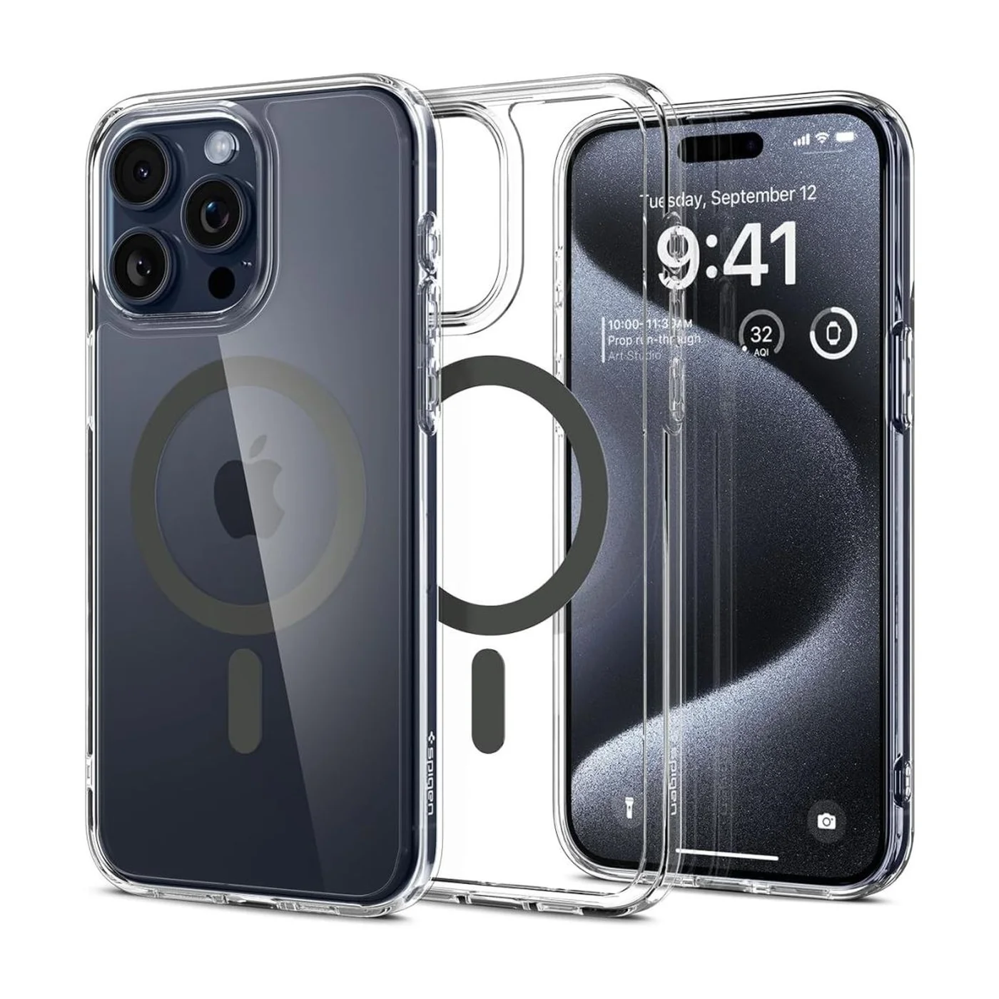 Spigen Ultra Hybrid Magsafe iPhone 15 Pro Max Graphite 1 Spigen Ultra Hybrid Magsafe iPhone 15 Pro Max