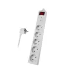 Powertech Safety Powerstrip PT-882 5x Schuko 16A 3m White