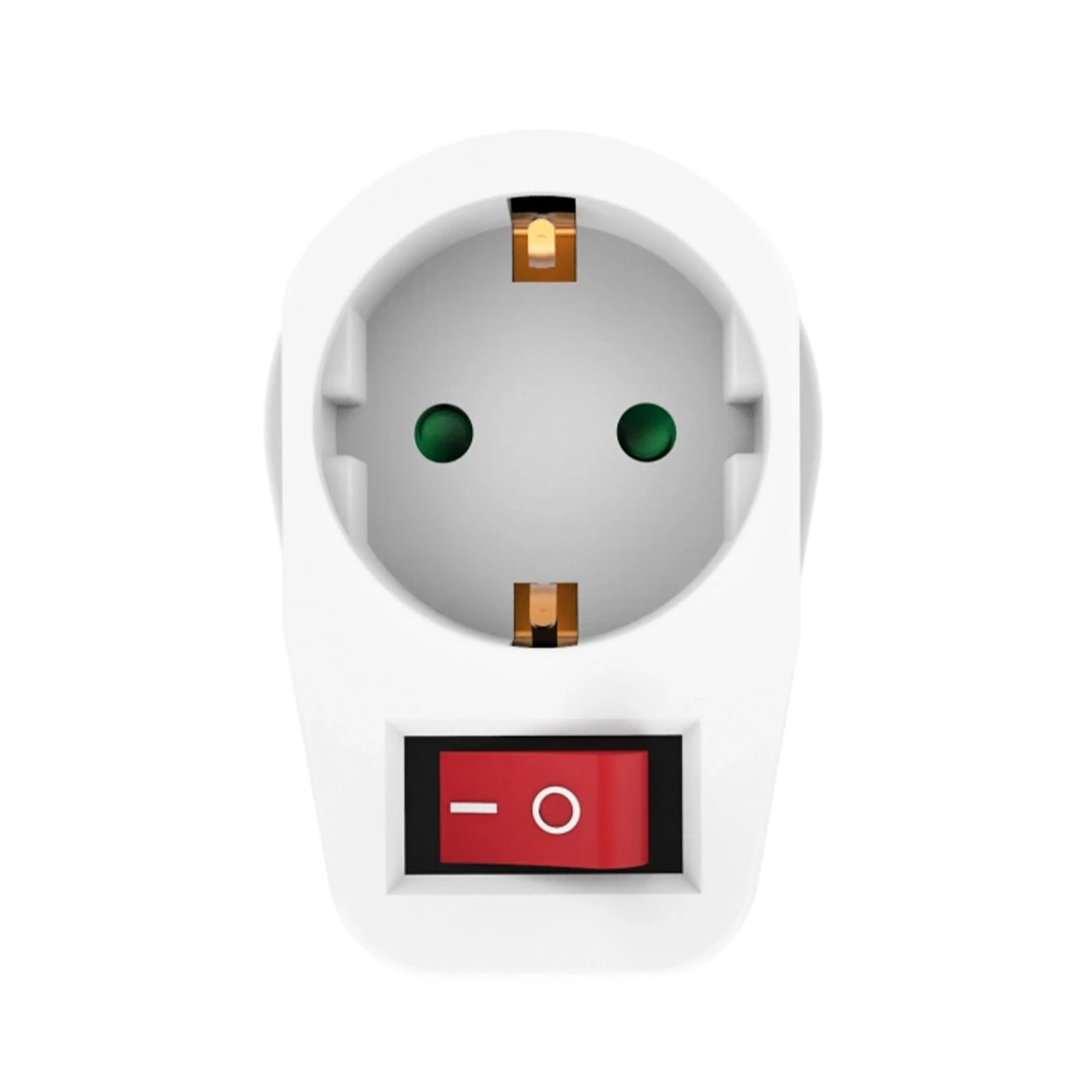 Powertech Power Outlet Adapter Shucko 16A PT-811 White