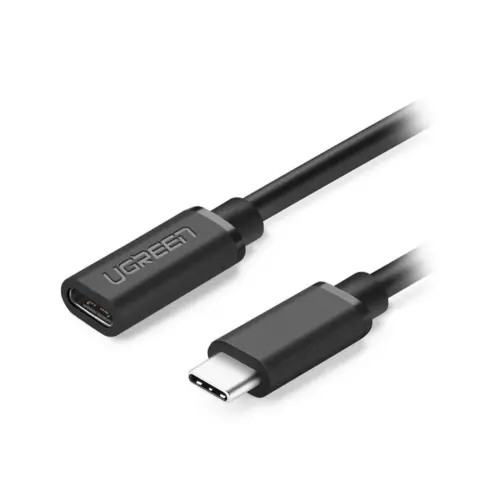 Ugreen Adapter USB Type C male to Female 0.5m Black 1