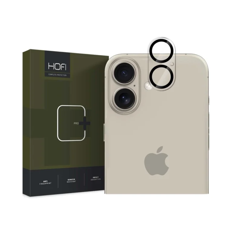 Hofi FullCam Pro+ Black iPhone 16/16 Plus Clear