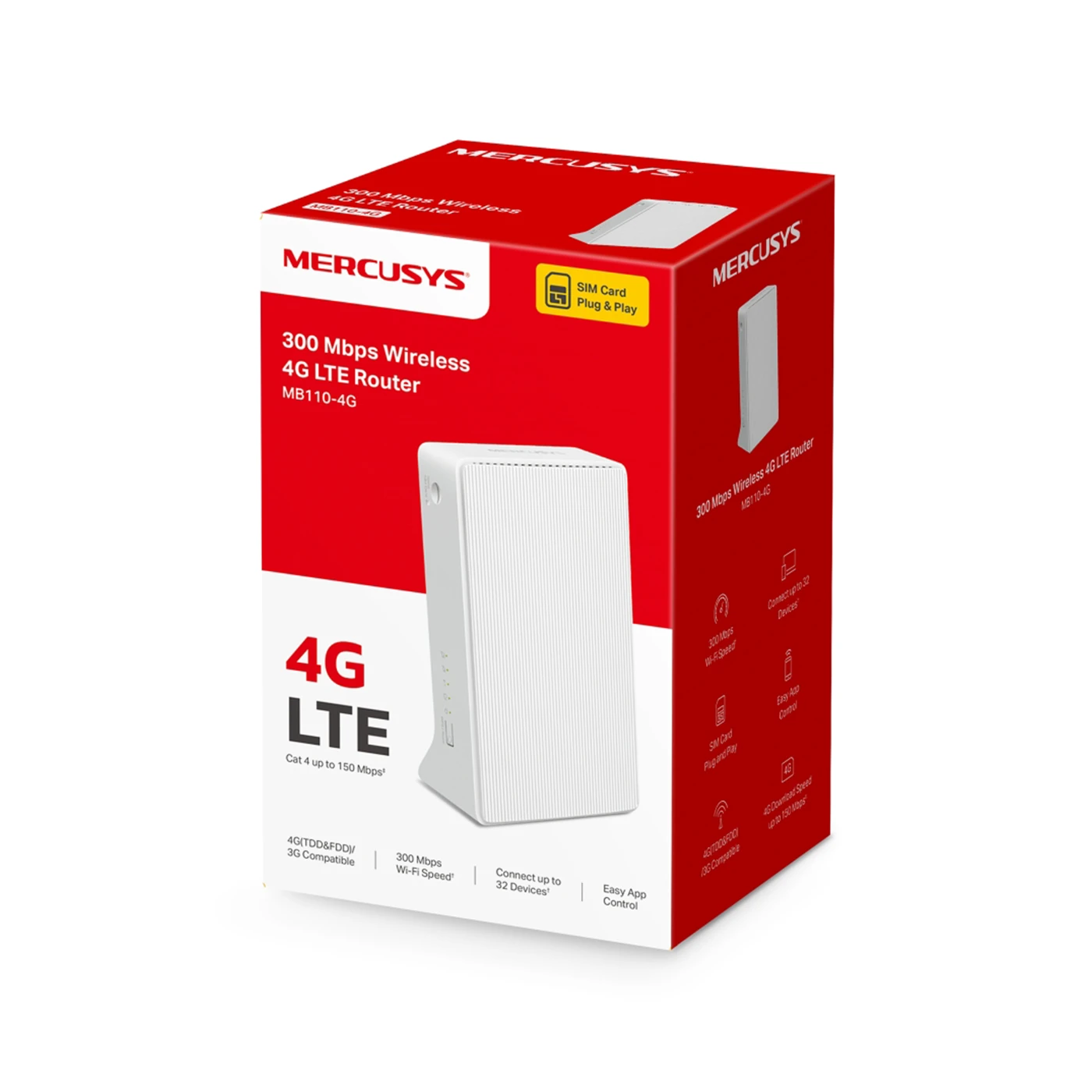 Mercusys MB110-4G Wireless N LTE Router V2