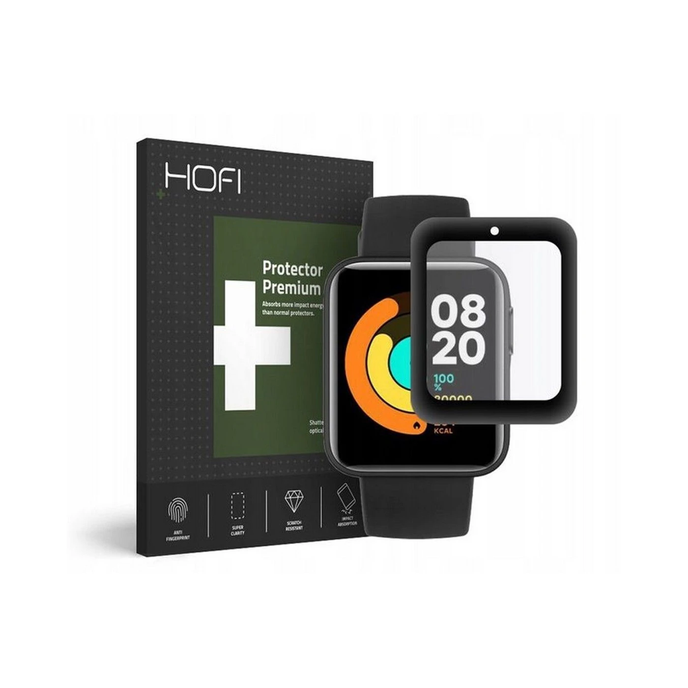Hofi Hybrid 3D Full Face Tempered Glass Xiaomi Watch Lite 1 Hofi Hybrid 3D Full Face Tempered Glass Xiaomi Watch Lite