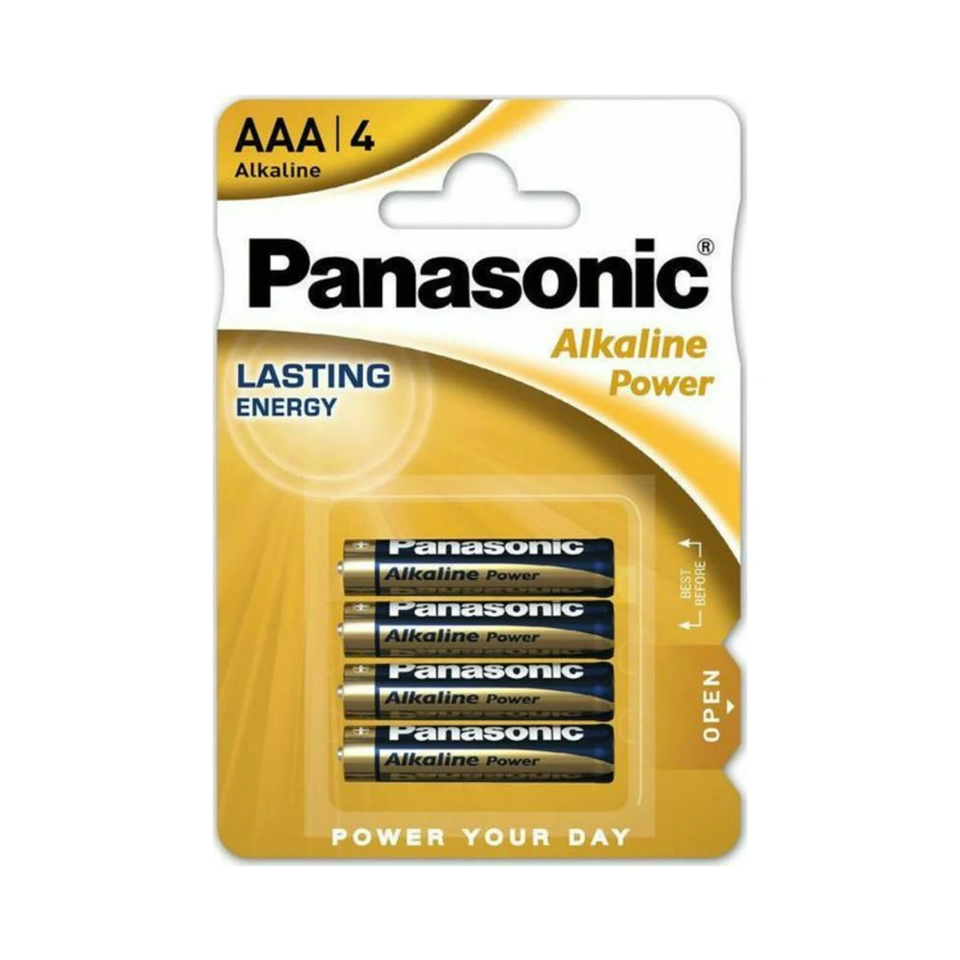 Panasonic Alkaline Power Batteries AAA 1.5V 4pcs
