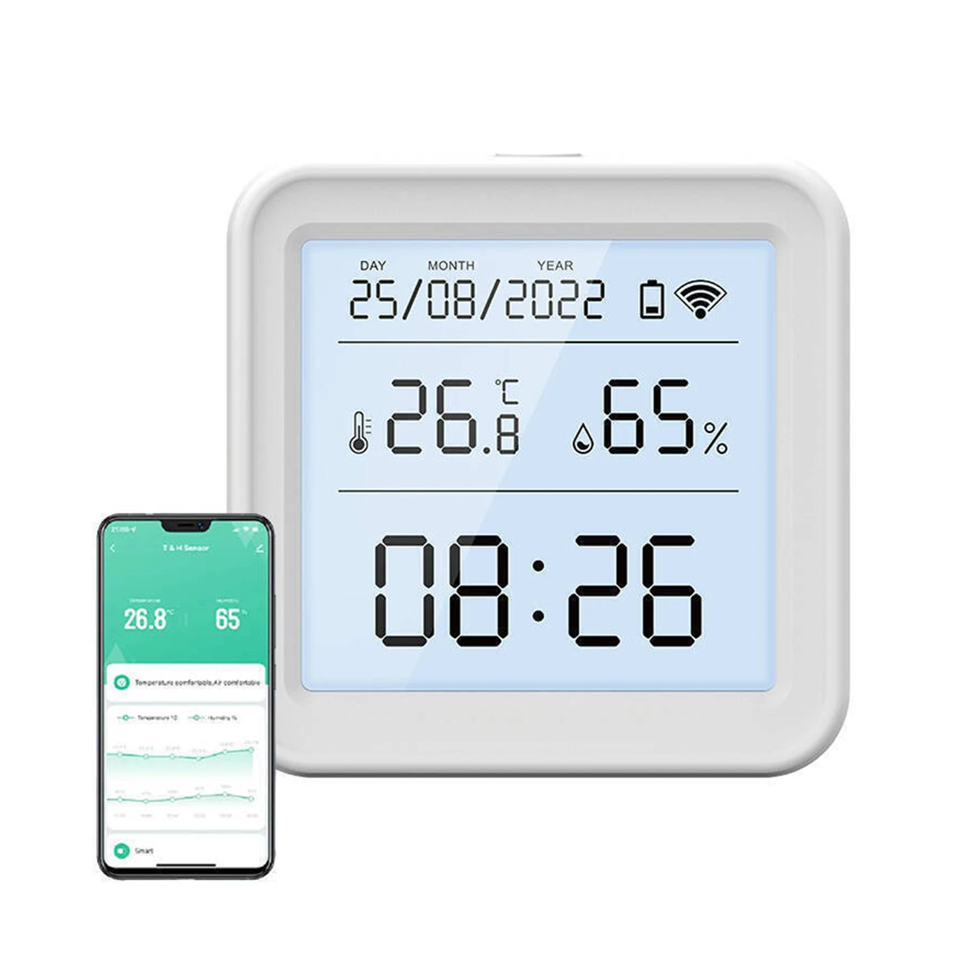 Gosund S6 Wi-Fi Smart Temperature & Humidity Sensor 2 Gosund S6 Wi-Fi Smart Temperature & Humidity Sensor