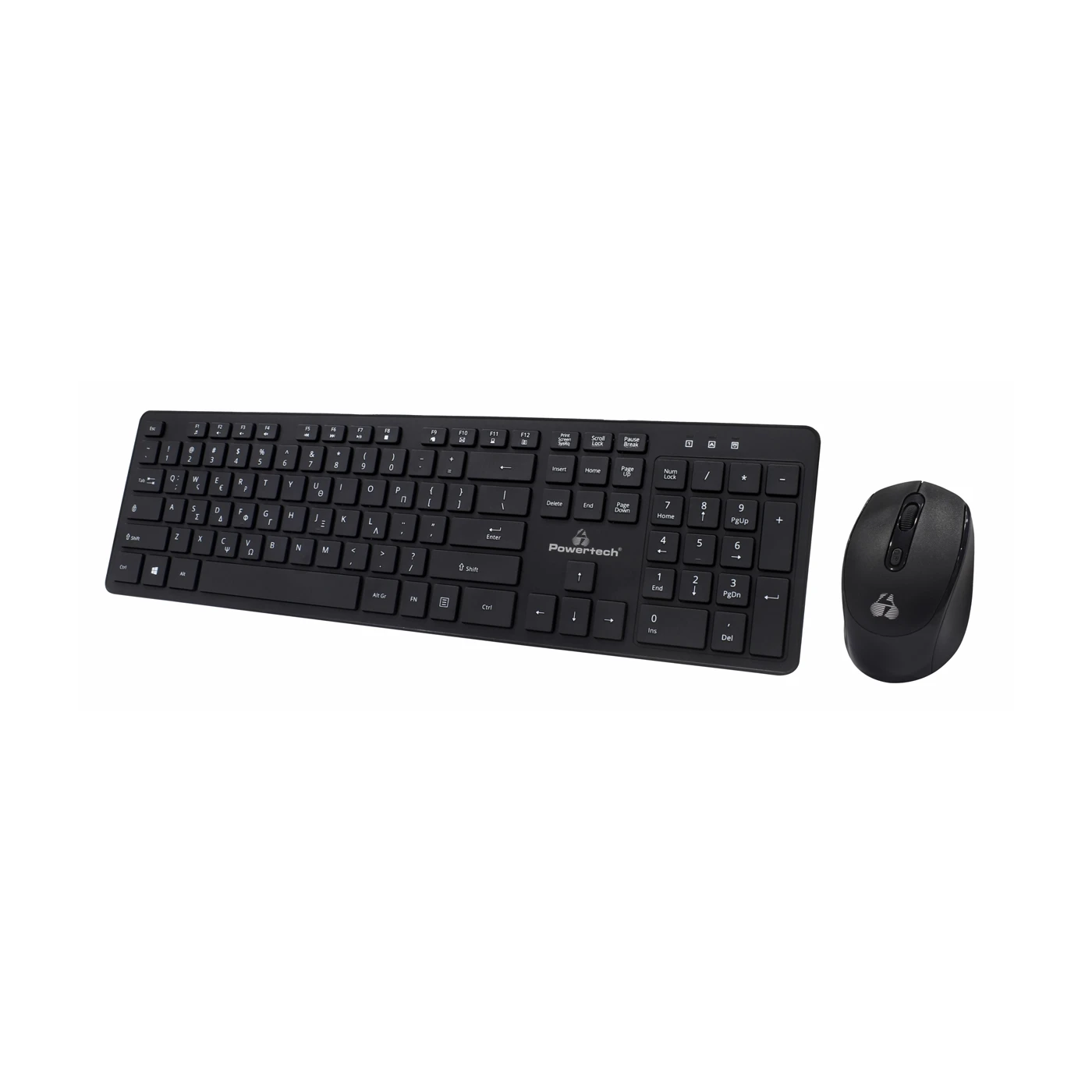 Powertech PT-1189 Wireless Keyboard & Mouse GR 1 Powertech PT-1189 Wireless Keyboard & Mouse GR