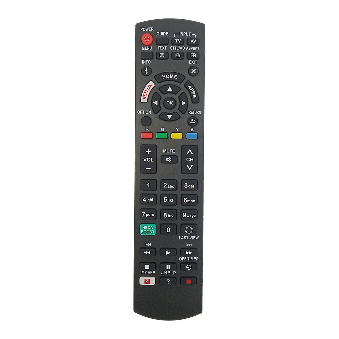 ATC Panasonic TV Remote P022221 L1378/L1268V