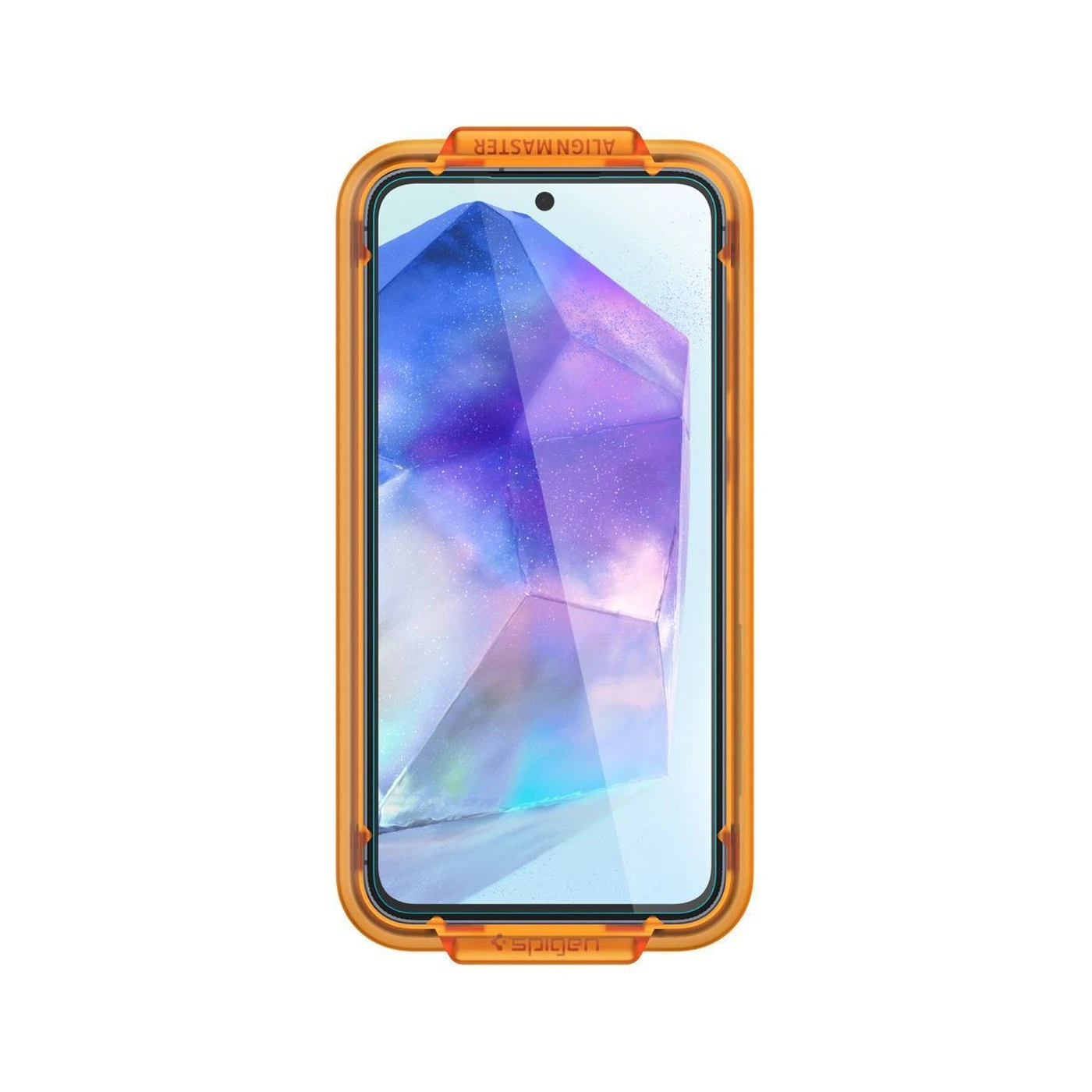 Spigen Alm Glas.tr Tempered Glass 2pcs Galaxy A55 6 Spigen Alm Glas.tr Tempered Glass 2pcs Galaxy A55