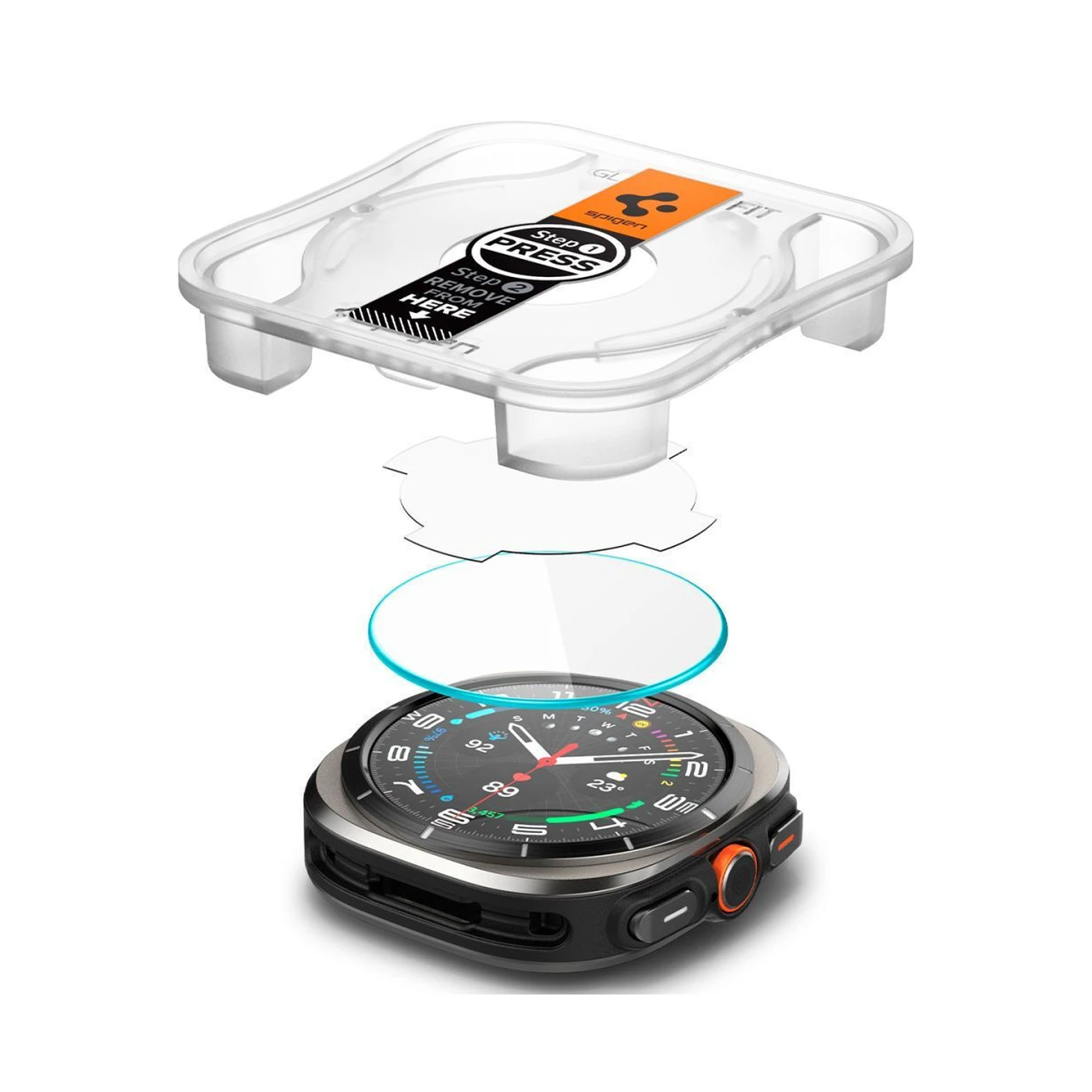 Spigen Tempered Glass Galaxy Watch Ultra 47mm 2pcs 1