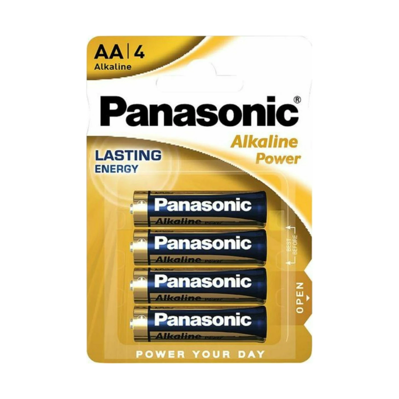 Panasonic Alkaline Power Batteries AA 1.5V 4pcs