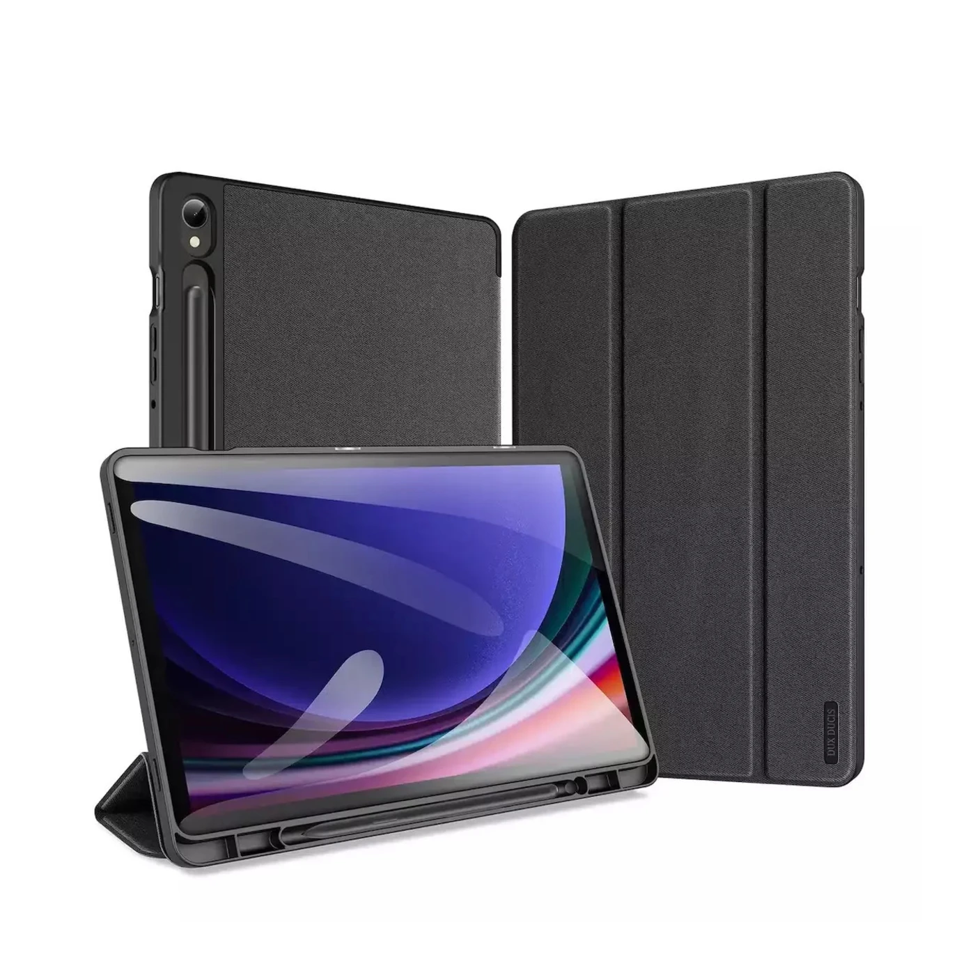Dux Ducis Domo Flip Cover Samsung Galaxy Tab S9 FE Black 4