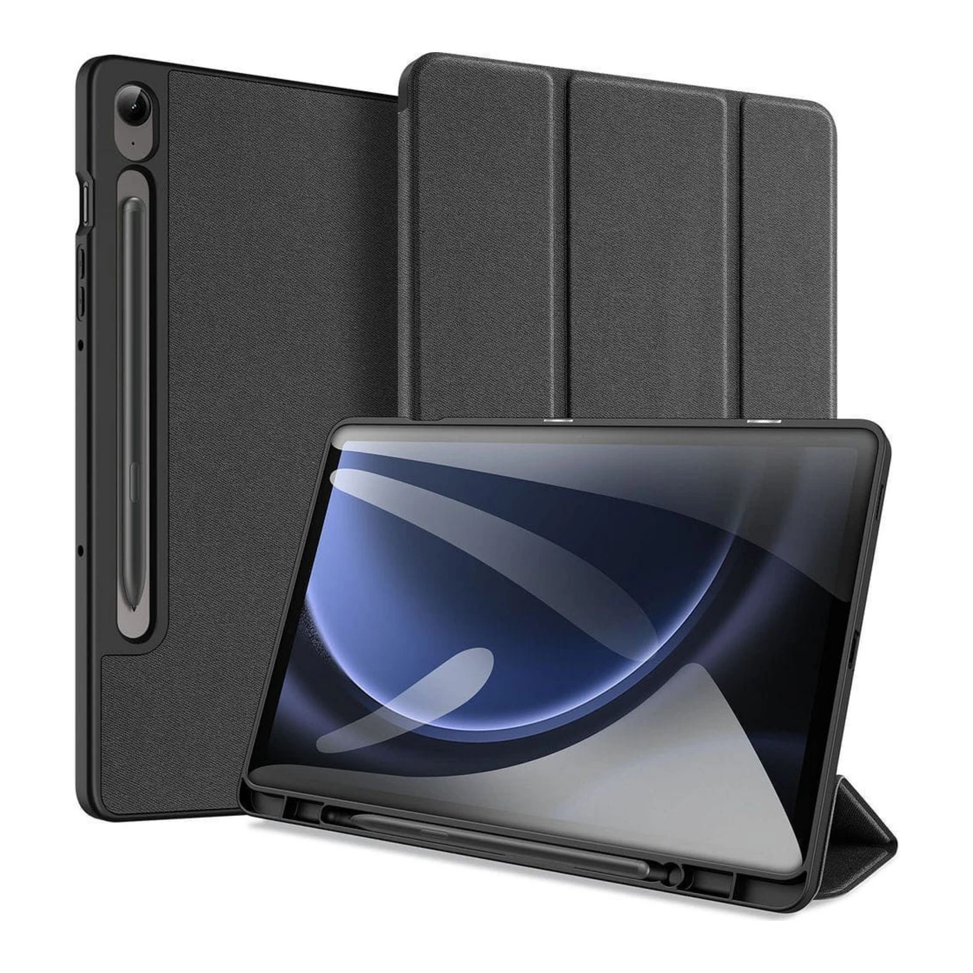 Dux Ducis Domo Flip Cover Samsung Galaxy Tab S9 FE Black 5