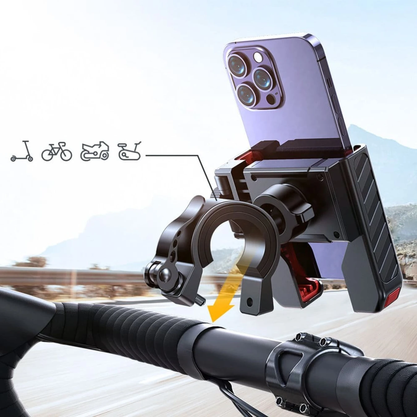 Joyroom JR-ZS266 Bike Motorcycle Holder For Phones 5
