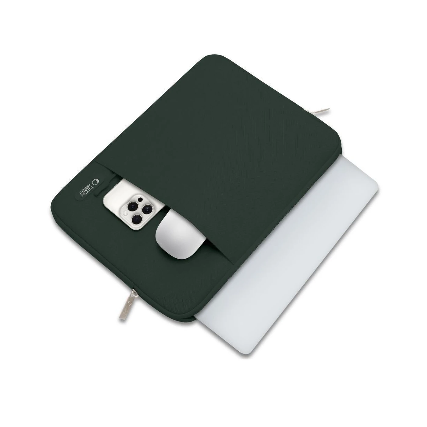 Tech-Protect Sleevy Laptop 15-16 Case Green 1