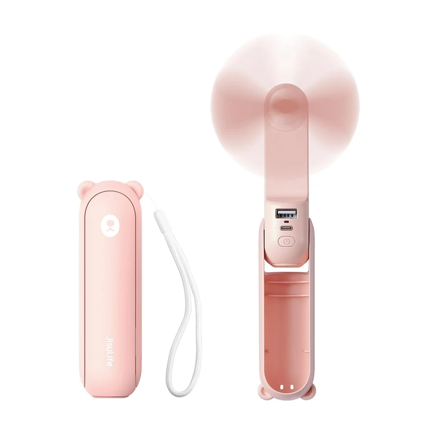 JisuLife Handheld Fan Life8 Pink 1 JisuLife Handheld Fan Life8