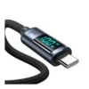 Joyroom S-CC100A16 LED Braided USB-C Cable 100W
