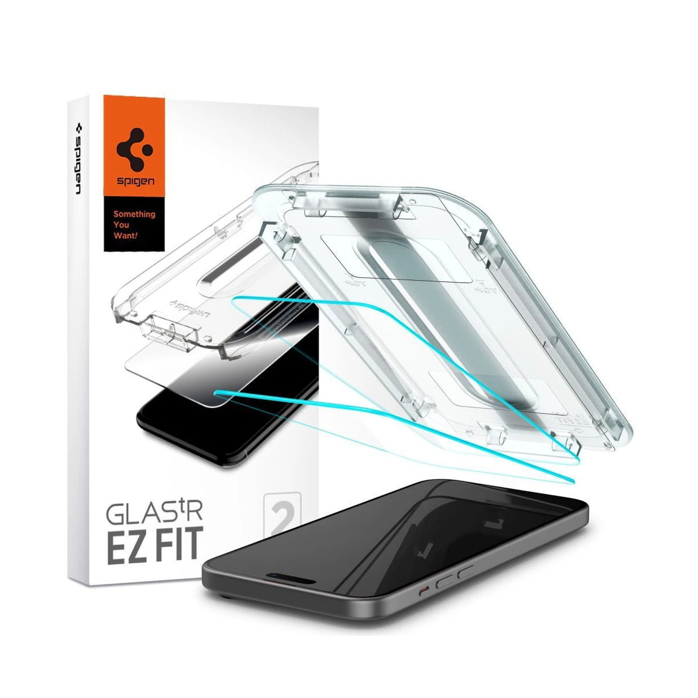 Spigen EZ Fit GLAS.tR Slim Apple iPhone 15 Plus/16 Plus 2pcs