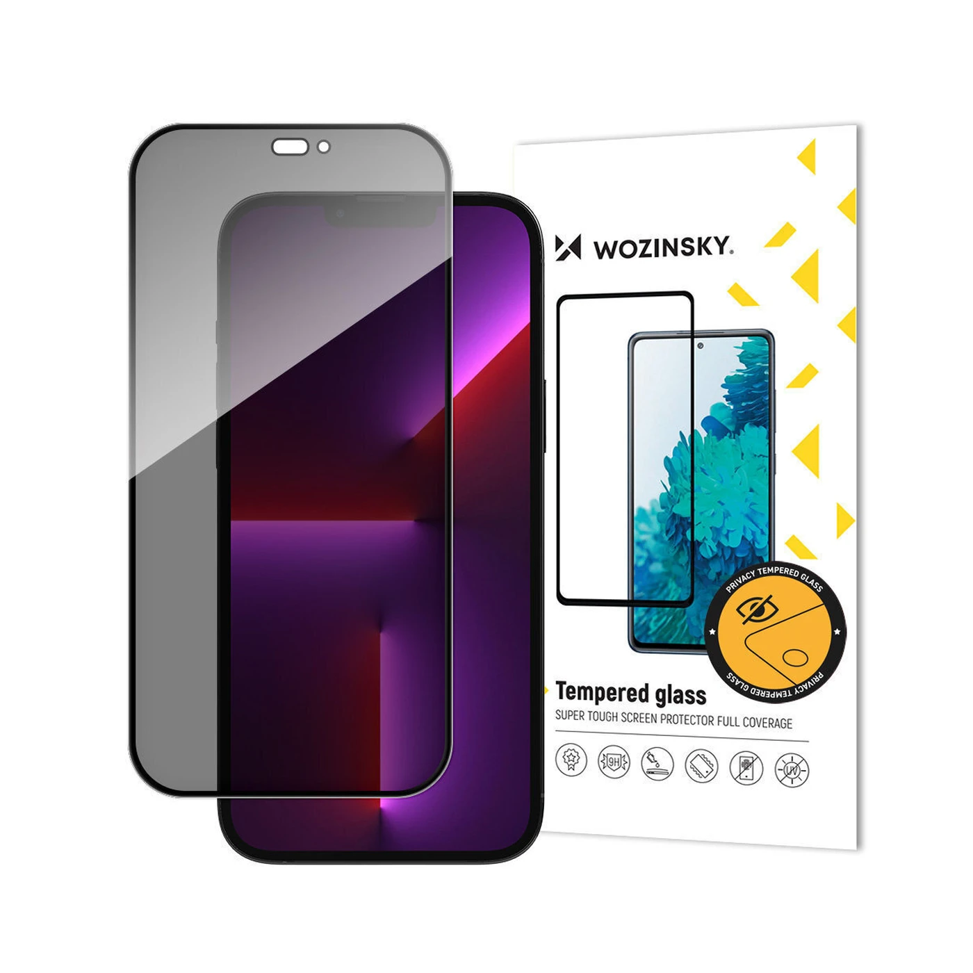 Wozinsky Privacy Full Face Tempered Glass iPhone 14 Pro
