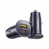 baseus gotrip car charger 1xusb c 1xusb a 30w