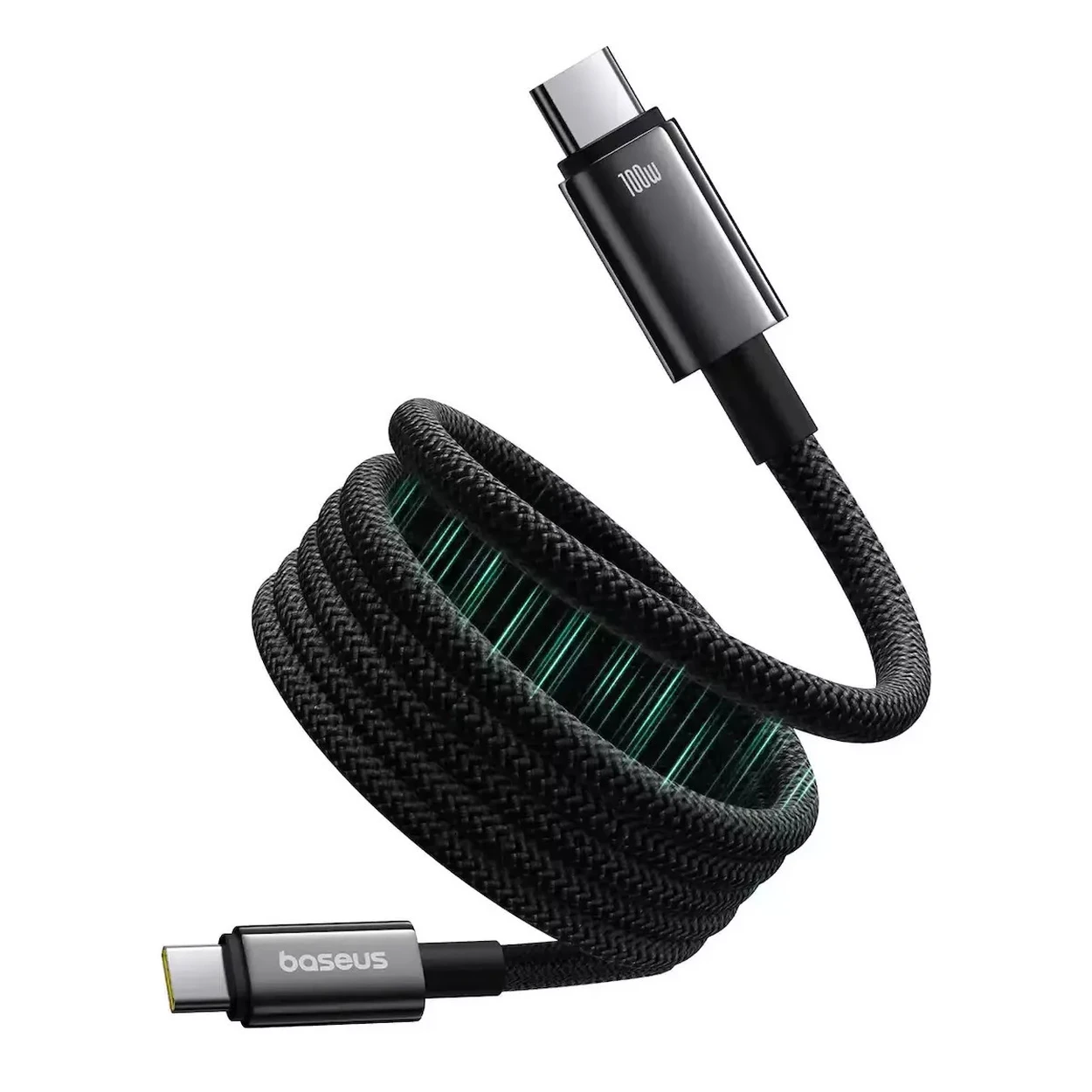 baseus tungsten gold charging usb c cable 100w 1m