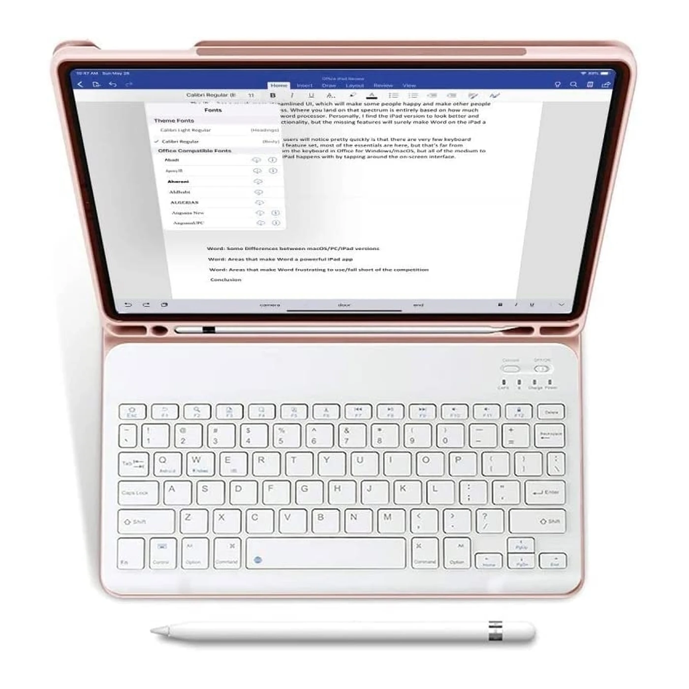 Tech-Protect SC Pen Case with Keyboard for iPad 10.9 2022 Pink 2 Tech-Protect SC Pen Case with Keyboard for iPad 10.9" 2022