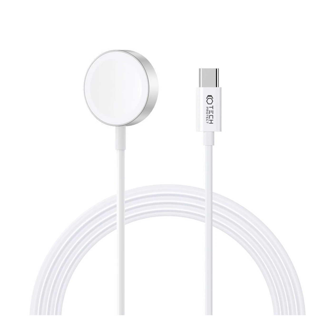 Tech-Protect Ultraboost Magnetic Charging Apple Watch 120cm USB-C White 1 Tech-Protect Ultraboost Magnetic Charging Apple Watch 120cm USB-C White