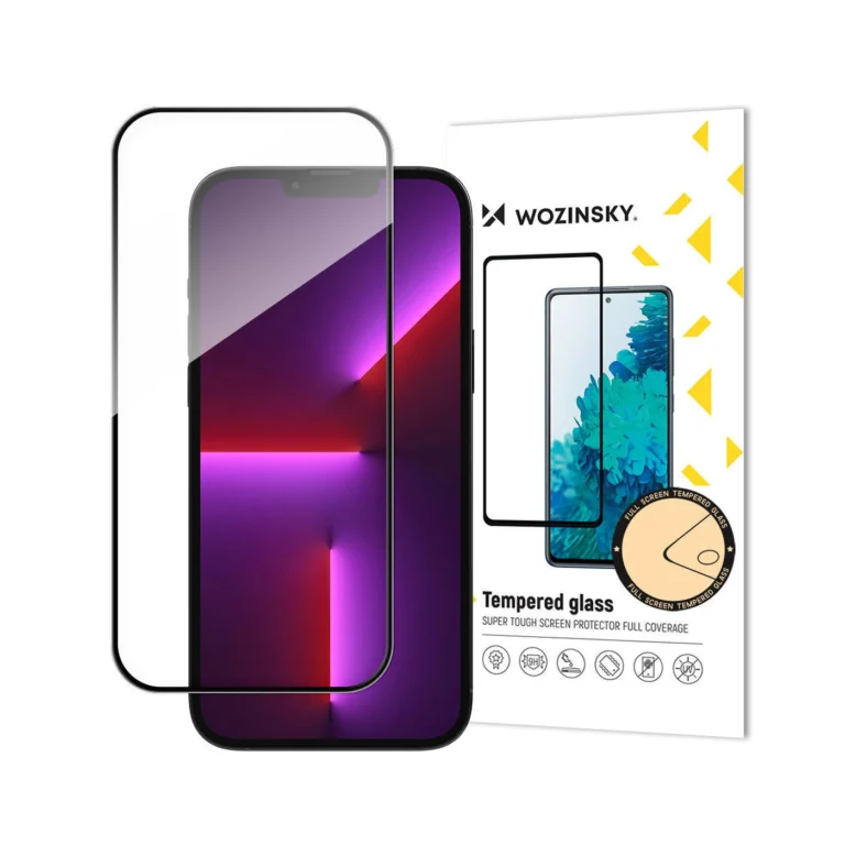Wozinsky Full Face Tempered Glass Black iPhone 15