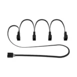 arctic 4 pin pwm cable 0.7m Μαύρο accbl00007a