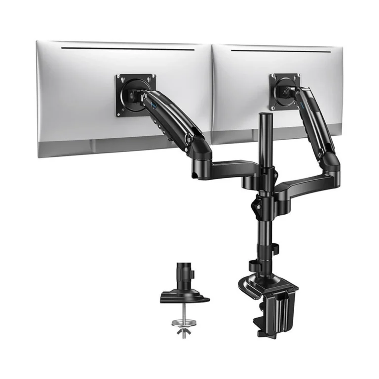 huanuo hnds8 Βάση Γραφείου για 2 Οθόνες έως 32" με Βραχίονα