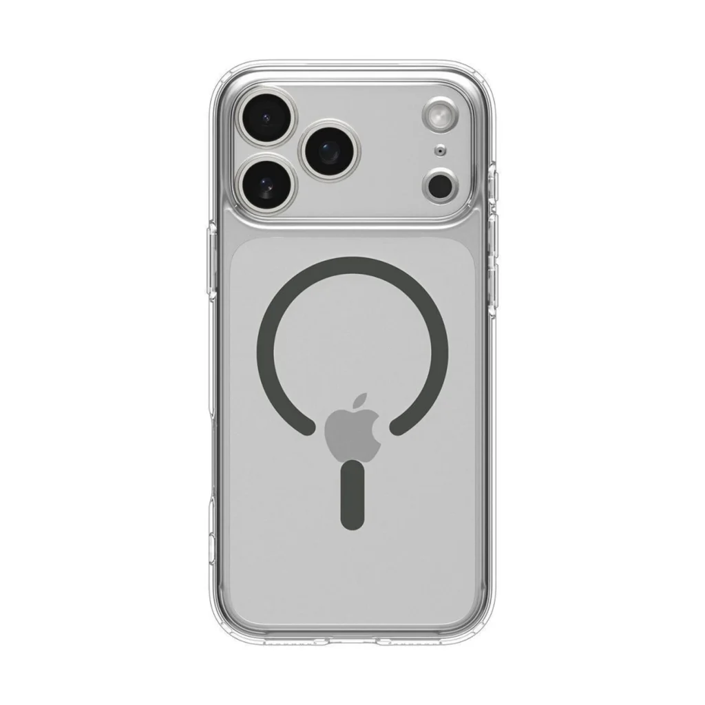 spigen ultra hybrid mag back cover iphone 17 pro max clear grey
