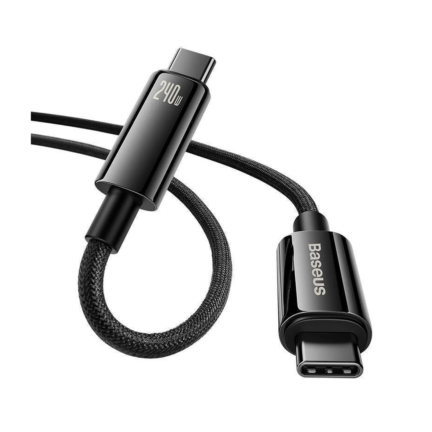 baseus tungsten gold usb 2.0 Μαύρο Καλώδιο usb c 240w