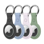 dux ducis flexible keychain loop Θήκη Μπρελόκ για airtag black / green / pink / blue 4τμχ