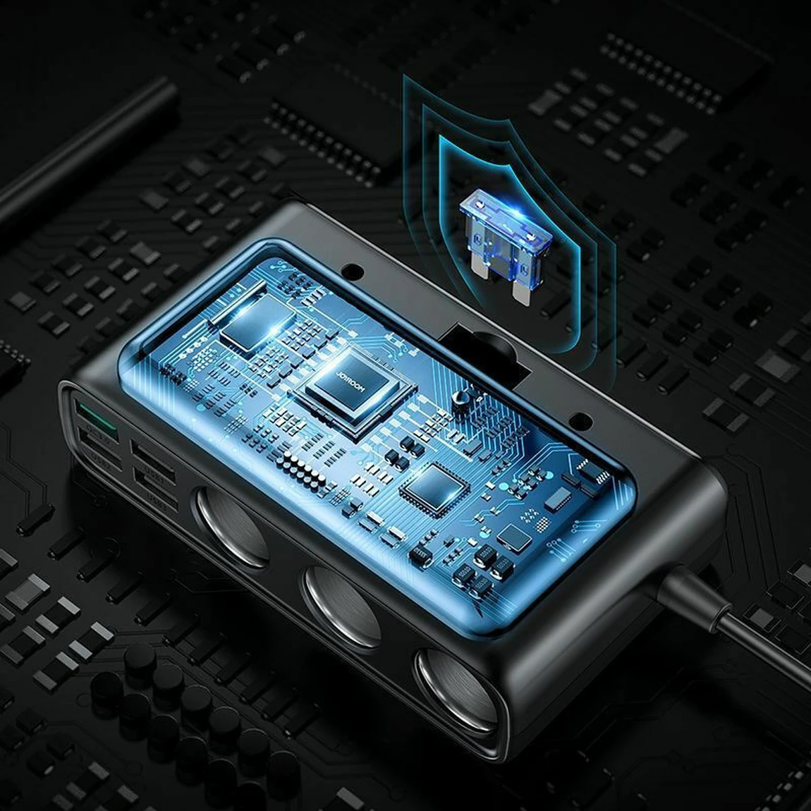 joyroom jr cl06 Φορτιστής Αυτοκινήτου 154w 3a