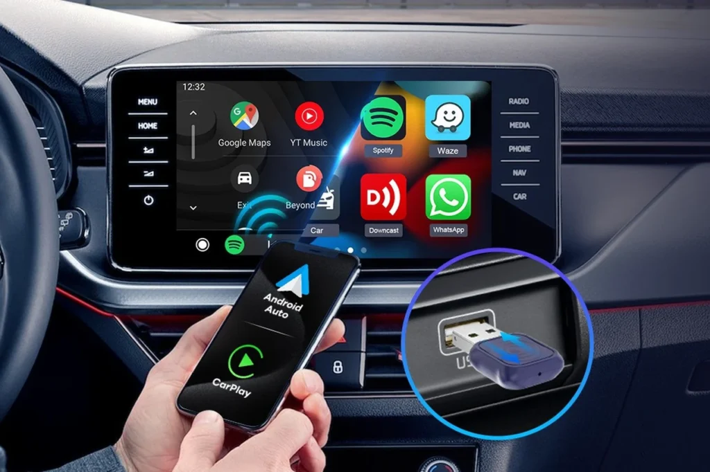carlinkit mini ultra Ασύρματος Προσαρμογέας carplay & android auto