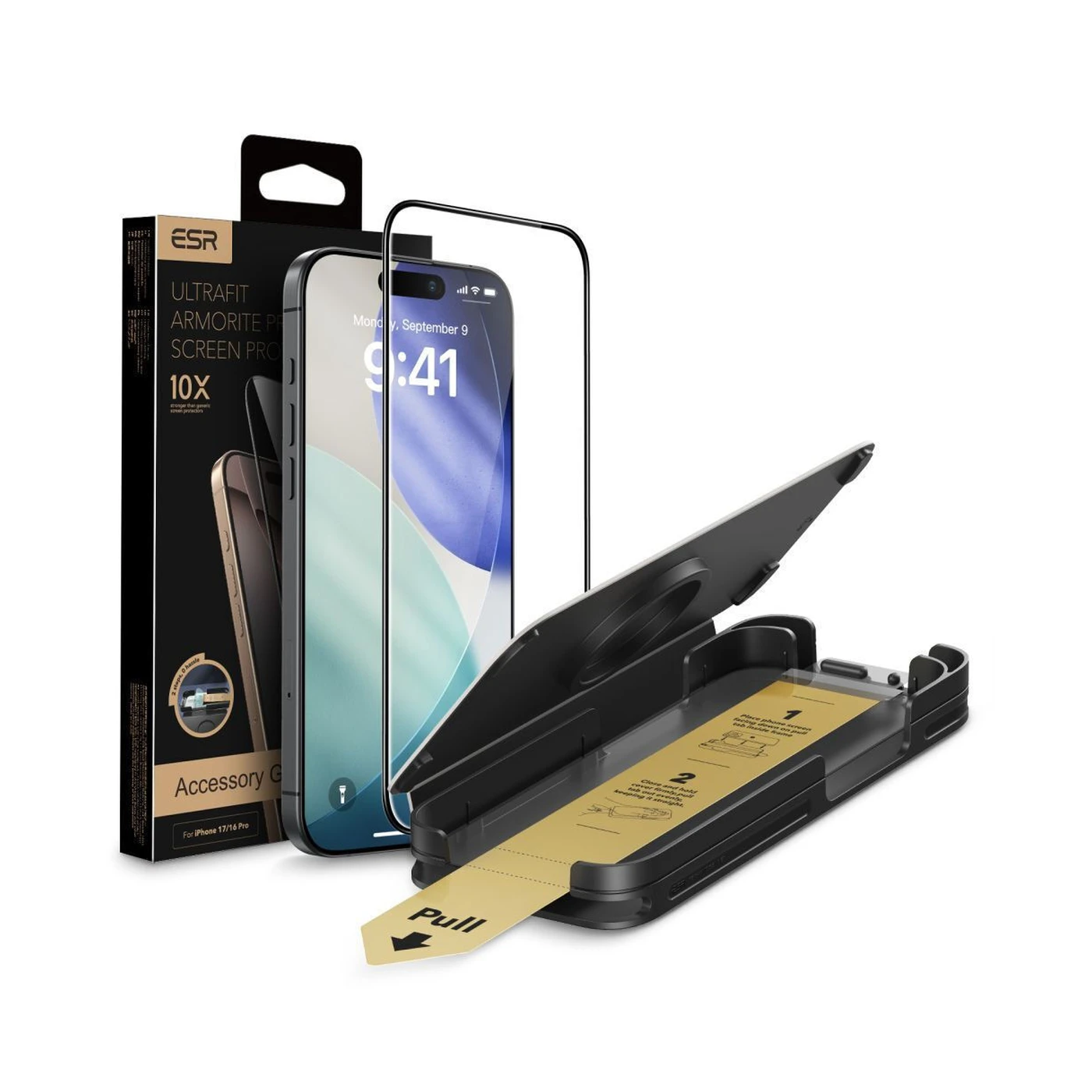 esr full face Τζαμάκι Προστασίας για iphone 17/17 pro/16 pro