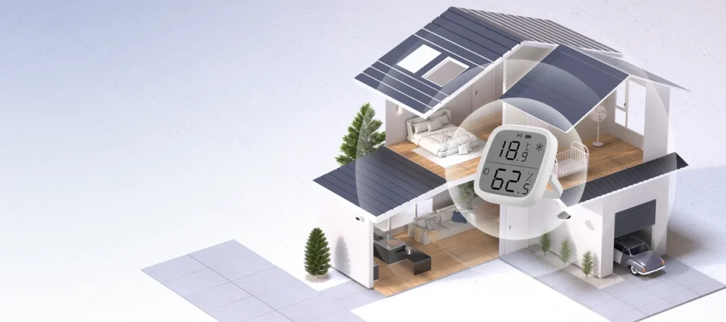 sonoff snzb 02d Ψηφιακό Θερμόμετρo & Υγρασιόμετρo