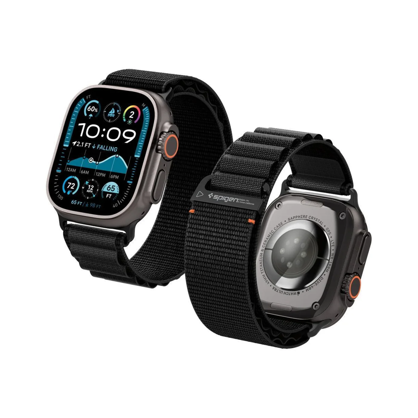 spigen wbf1 Υφασμάτινο Λουράκι για apple watch 44/45/46/49mm